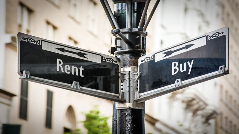 cost of renting vs buying a home